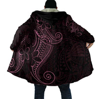 Black Pink Polynesian Tribal Cloak - Polynesian Pride