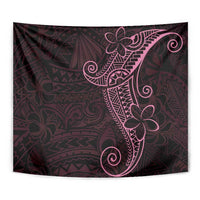 Black Pink Polynesian Tribal Tapestry - Polynesian Pride