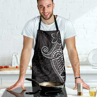 Black White Polynesian Tribal Apron - Polynesian Pride