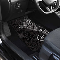 Black White Polynesian Tribal Car Mats - Polynesian Pride
