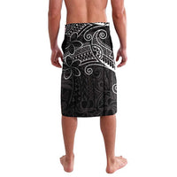 Black White Polynesian Tribal Lavalava - Polynesian Pride