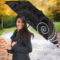 Black White Polynesian Tribal Umbrella - Polynesian Pride