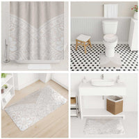 Lotu Tamaiti Tongan Polynesian Art Pattern Bathroom Set Traditional Tribal Motifs - Polynesian Pride