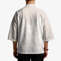 Lotu Tamaiti Tongan Polynesian Art Pattern Kimono Traditional Tribal Motifs - Polynesian Pride