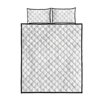 Lotu Tamaiti White Tongan Ngatu Quilt Bed Set Polynesian Tribal Fonulei Pattern - Polynesian Pride