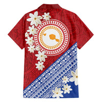 French Polynesia Family Matching Long Sleeve Bodycon Dress and Hawaiian Shirt Tahitian Tiare Flowers Tribal LT9 - Polynesian Pride