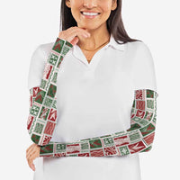Mele Kalikimaka Hawaiian Quilt and Lei Patchwork Arm Sleeves - Polynesian Pride