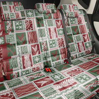 Mele Kalikimaka Hawaiian Quilt and Lei Patchwork Back Car Seat Cover - Polynesian Pride