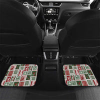 Mele Kalikimaka Hawaiian Quilt and Lei Patchwork Car Mats - Polynesian Pride