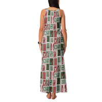 Mele Kalikimaka Hawaiian Quilt and Lei Patchwork Family Matching Tank Maxi Dress and Hawaiian Shirt LT9 - Polynesian Pride
