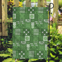 Vintage Hawaiian Quilting Patterns Garden Flag Green Style Tribal Fabric Patchwork - Polynesian Pride