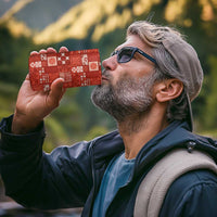 Vintage Hawaiian Quilting Patterns 4 in 1 Can Cooler Tumbler Red Style Tribal Fabric Patchwork - Polynesian Pride