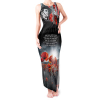 ANZAC DAY Heroes Of The Gallipoli Tank Maxi Dress LT9 Women Black - Polynesian Pride