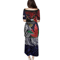 American Samoa Bald Eagle Personalized Family Matching Puletasi and Hawaiian Shirt Samoa Muamua Le Atua