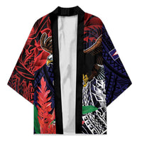 American Samoa Bald Eagle Personalized Kimono Samoa Muamua Le Atua - Polynesian Pride