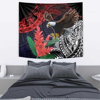 American Samoa Bald Eagle Personalized Tapestry Samoa Muamua Le Atua