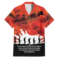 Anzac Day Gallipoli Personalised Family Matching Mermaid Dress and Hawaiian Shirt Red Poppy Flowers LT9 Dad's Shirt - Short Sleeve Red - Polynesian Pride