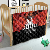 Anzac Day Gallipoli Personalised Quilt Red Poppy Flowers LT9 - Polynesian Pride
