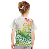 Polynesian Kid T Shirt Tribal Tattoo Gradient 02 Screen Color LT9 - Polynesian Pride