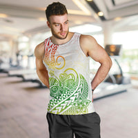 Polynesian Men Tank Top Tribal Tattoo Gradient 02 Screen Color LT9 - Polynesian Pride