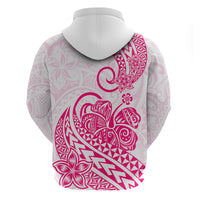 Polynesian Hoodie Tribal Tattoo Pink Screen Color LT9 - Polynesian Pride