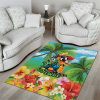 Always 5 O'clock Area Rug Hawaiian Tropical Parrot - Polynesian Pride