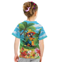Always 5 O'clock Kid T Shirt Hawaiian Tropical Parrot LT9 - Polynesian Pride