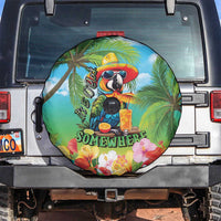 Always 5 O'clock Spare Tire Cover Hawaiian Tropical Parrot - Polynesian Pride