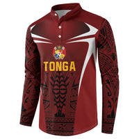 2026 Rugby Nations Series Custom Tonga Ikale Tahi Button Sweatshirt