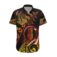 New Zealand Hawaiian Shirt Aotearoa Hei-Tiki Maori Fern Tattoo Arty LT9 Reggae - Polynesian Pride