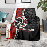 Honour The Treaty New Zealand Blanket Toitu Te Tiriti Ake!Ake!Ake!