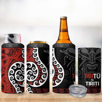 Honour The Treaty New Zealand 4 in 1 Can Cooler Tumbler Toitu Te Tiriti Ake!Ake!Ake! LT9 - Polynesian Pride