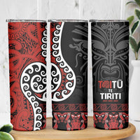 Honour The Treaty New Zealand Skinny Tumbler Toitu Te Tiriti Ake!Ake!Ake! LT9 - Polynesian Pride