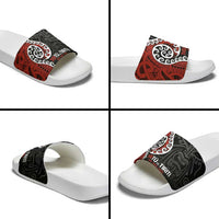 Honour The Treaty New Zealand Slide Sandals Toitu Te Tiriti Ake Ake Ake - Polynesian Pride