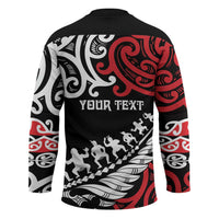 Honour The Treaty New Zealand Personalised Hockey Jersey Toitu Te Tiriti Half Fern Haka Dance LT9 - Polynesian Pride