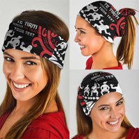 Honour The Treaty New Zealand Neck Gaiter Toitu Te Tiriti Half Fern Haka Dance LT9