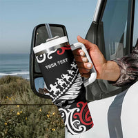 Honour The Treaty New Zealand Personalised Tumbler With Handle Toitu Te Tiriti Half Fern with Haka dance