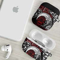 Honour The Treaty New Zealand Personalised AirPods Case Toitu Te Tiriti Indigenous Maori Face LT9 - Polynesian Pride
