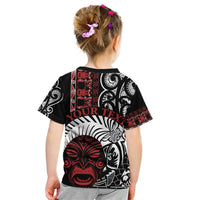 Honour The Treaty New Zealand Personalised Kid T Shirt Toitu Te Tiriti Indigenous Maori Face