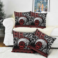 Honour The Treaty New Zealand Personalised Pillow Cover Toitu Te Tiriti Indigenous Maori Face - Polynesian Pride