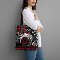 Honour The Treaty New Zealand Personalised Tote Bag Toitu Te Tiriti Indigenous Maori Face - Polynesian Pride