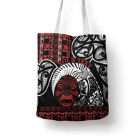 Honour The Treaty New Zealand Personalised Tote Bag Toitu Te Tiriti Indigenous Maori Face - Polynesian Pride