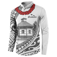 Samoa Mau Movement House Personalised Button Sweatshirt Fa'a Samoa The Samoan Way