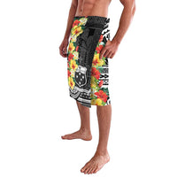 Samoa Tribal Hibiscus Flowers Lavalava