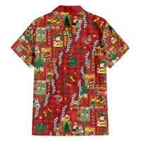 Mele Kalikimaka Pakalana Pikake Lei Family Matching Off Shoulder Maxi Dress and Hawaiian Shirt Hawaiian Rodeo Paniolo Omaomao Palaka LT9 - Polynesian Pride