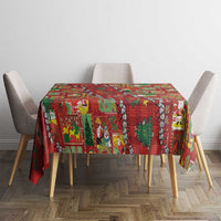 Mele Kalikimaka Pakalana Pikake Lei Tablecloth Hawaiian Rodeo Paniolo Omaomao Palaka - Polynesian Pride