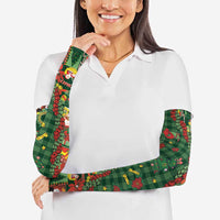 Mele Kalikimaka Pakalana Pikake Lei Arm Sleeves Hawaiian Rodeo Paniolo Ulaula Palaka - Polynesian Pride