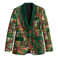 Mele Kalikimaka Pakalana Pikake Lei Blazer Hawaiian Rodeo Paniolo Ulaula Palaka - Polynesian Pride