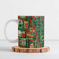 Mele Kalikimaka Pakalana Pikake Lei Ceramic Mug Hawaiian Rodeo Paniolo Ulaula Palaka - Polynesian Pride