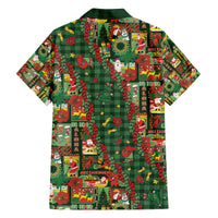 Mele Kalikimaka Pakalana Pikake Lei Family Matching Off The Shoulder Long Sleeve Dress and Hawaiian Shirt Hawaiian Rodeo Paniolo Ulaula Palaka - Polynesian Pride